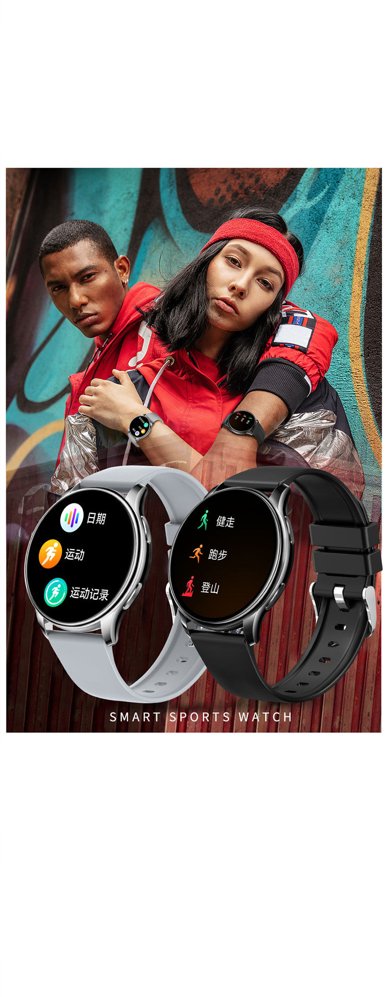 Y23 Smart Bracelet Sports Mesure de température Bluetooth