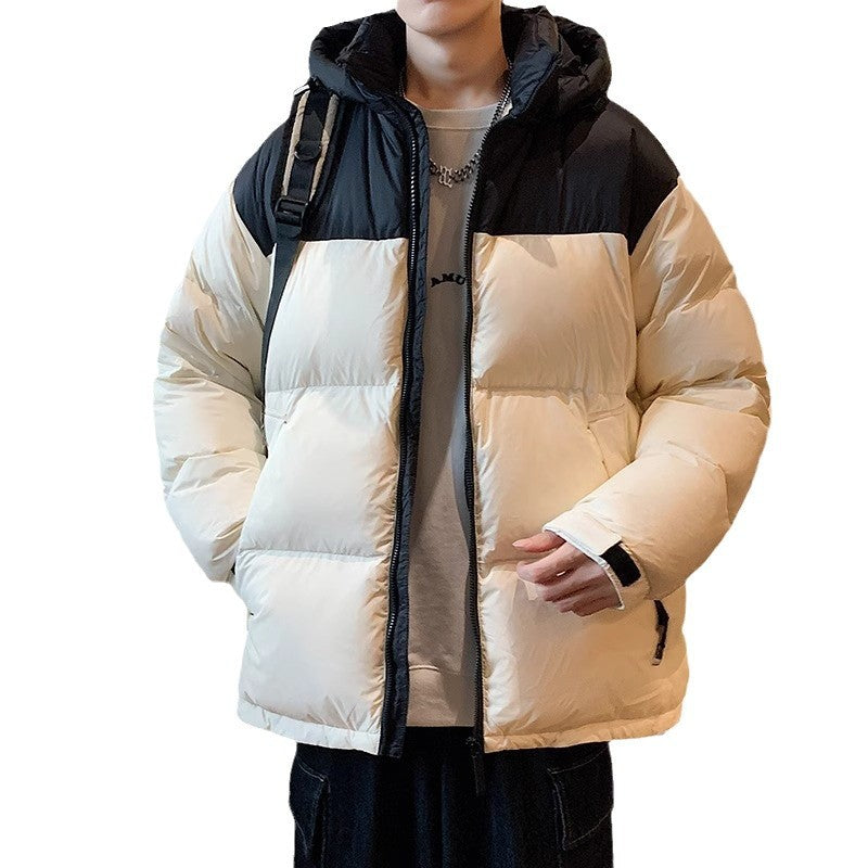 Manteau d'hiver épaissé chaud et souple pour hommes