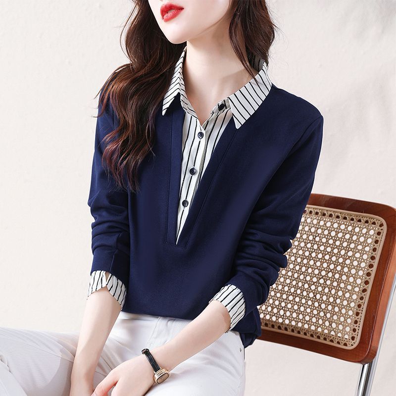 T-shirt élégant Plus-taille pour vêtements de dessus ou comme couche de base