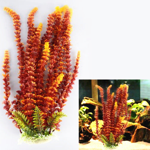 Aquarium ornament simulation plant
