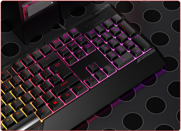 Clavier et souris en deux parties