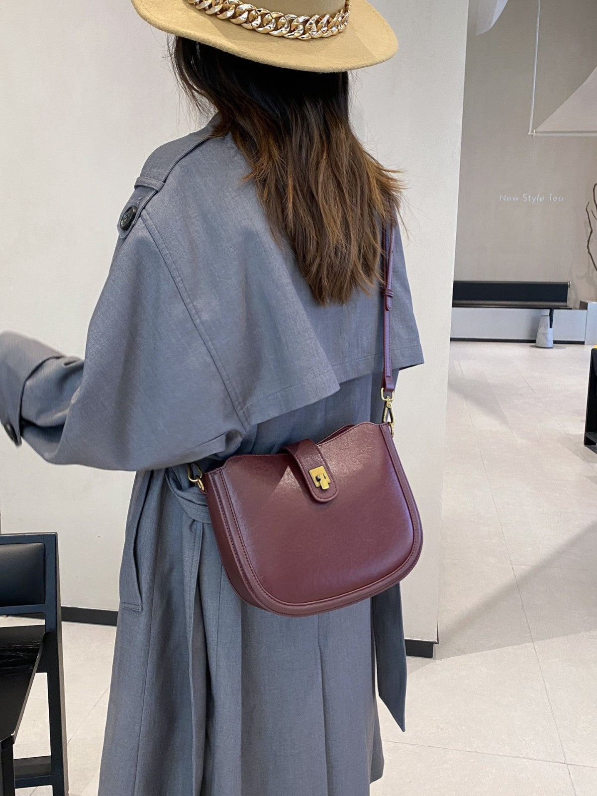 Minimaliste mode léger de luxe sac à main en cuir véritable sac à main polyvalent main Cowh