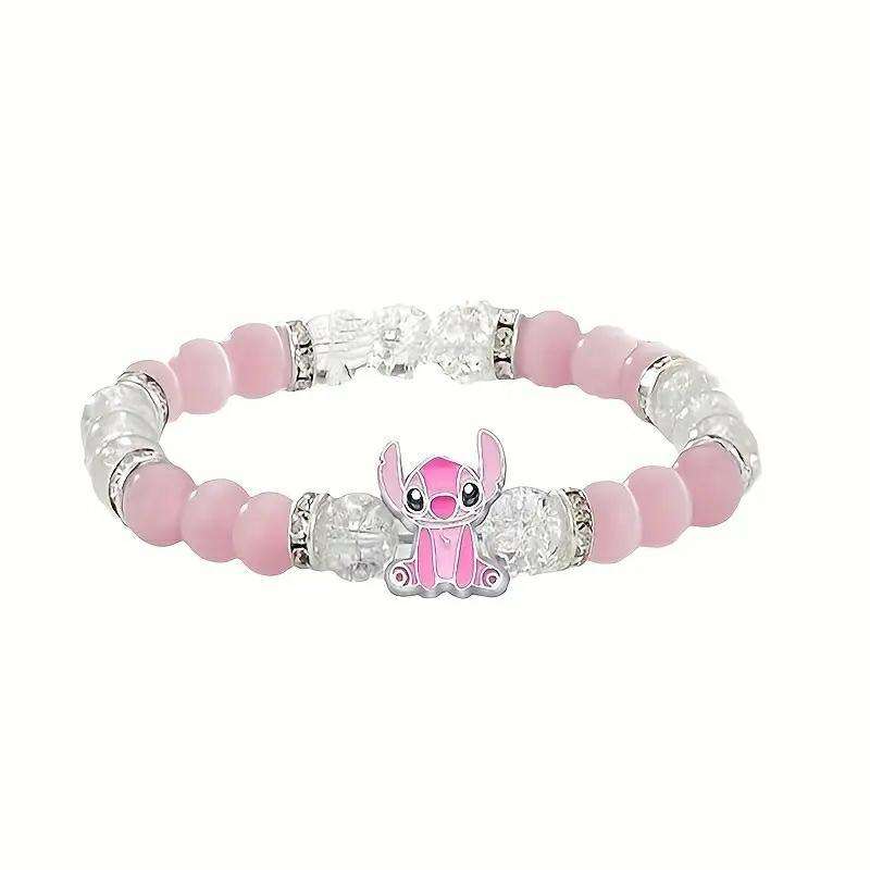 Bleu mignon Alien Cartoon caractère bracelet tissé à la main cordon tressé à la main pour un