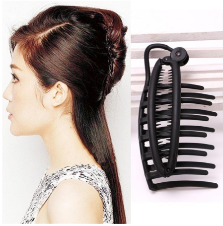 Accessoires fixes fashionable Clip de cheveux de couleur solide