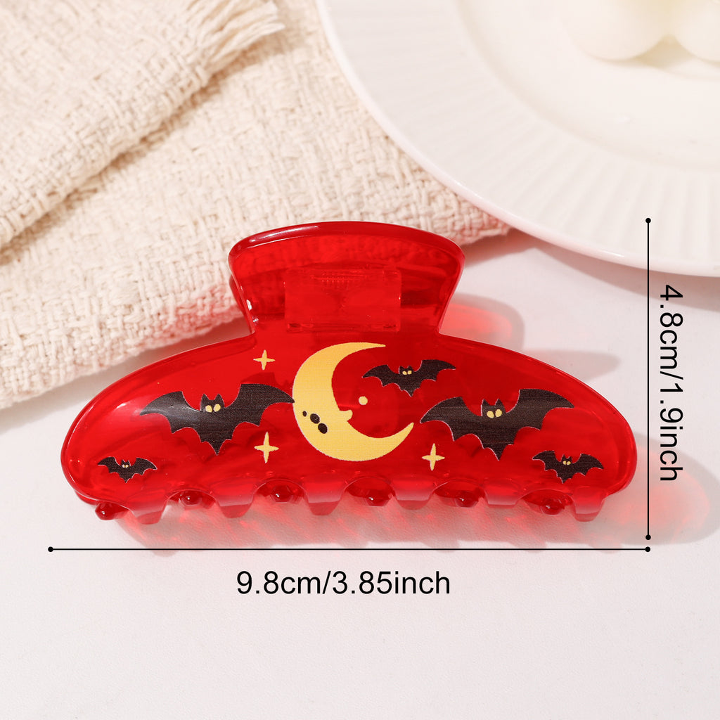 Nouveau style Halloween Transparent Shark Clip pour cheveux de femmes
