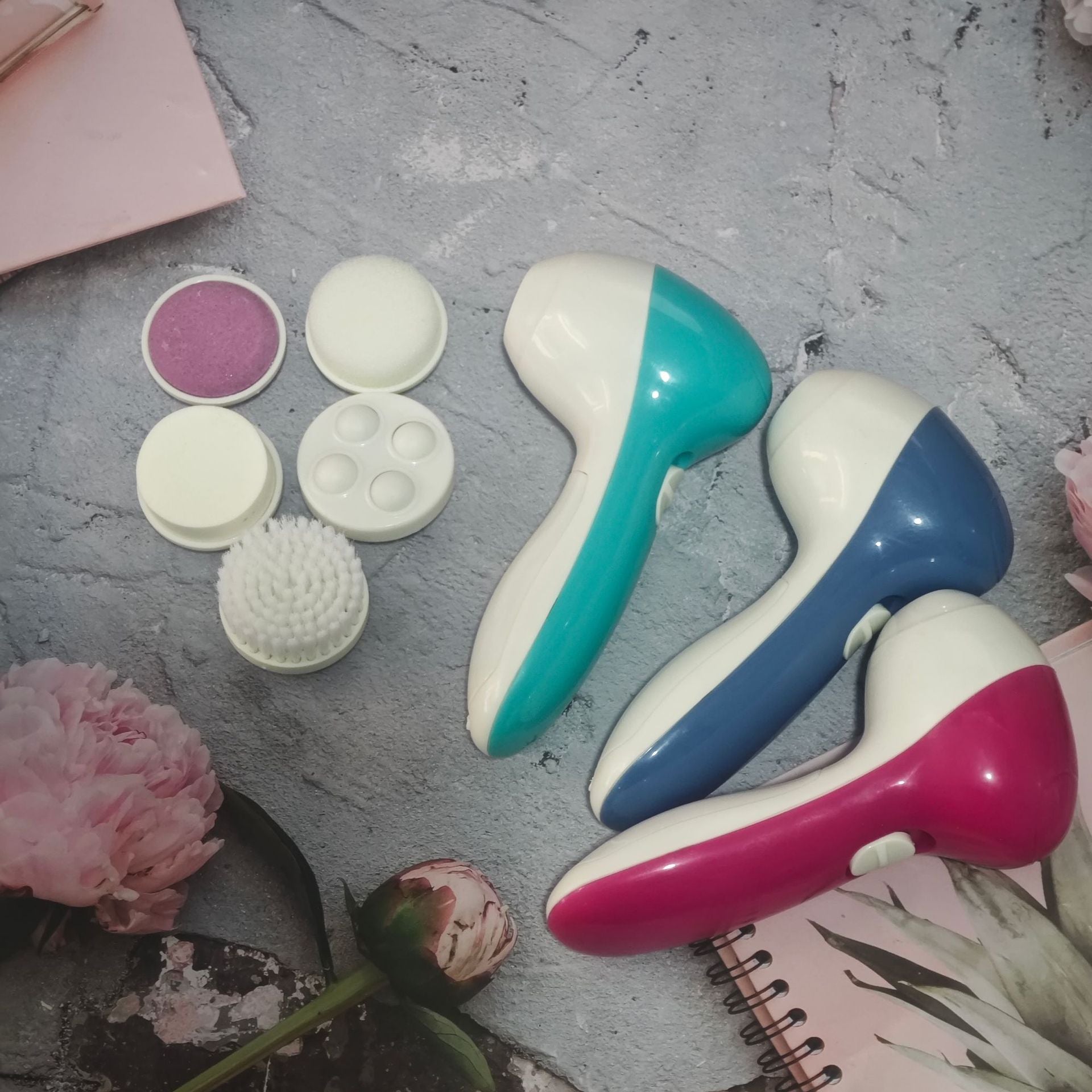 5-en-un Facial Cleaner Electric Face Lavage Instrument de beauté