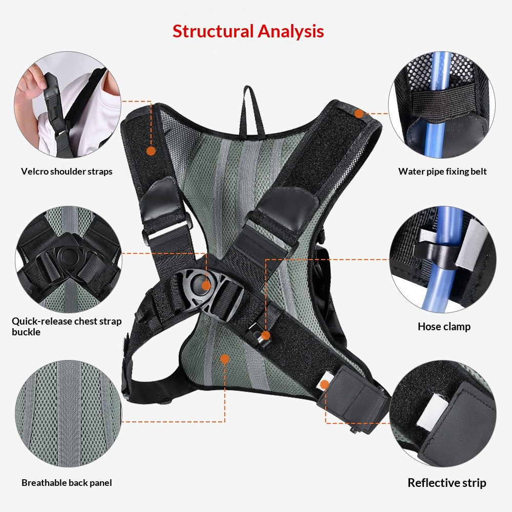 Sac à dos de moto à double épaule
