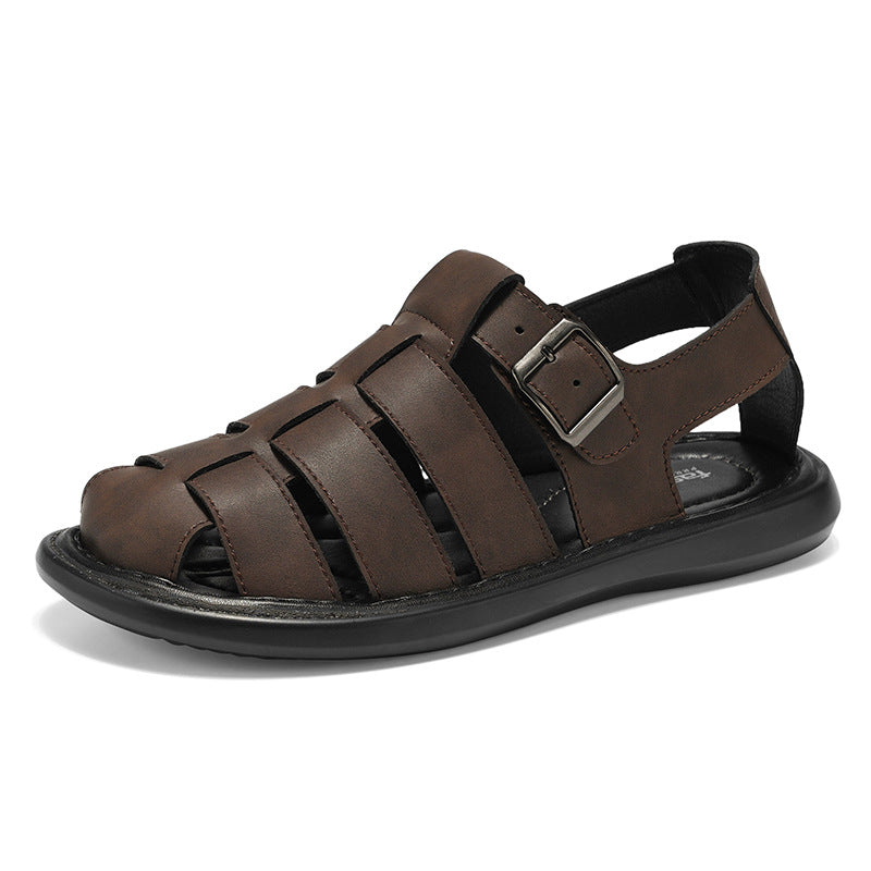 Sandales à la mode tissées à la main pour hommes