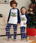 Jeu de pyjama de Noël en famille à manches longues pour couples