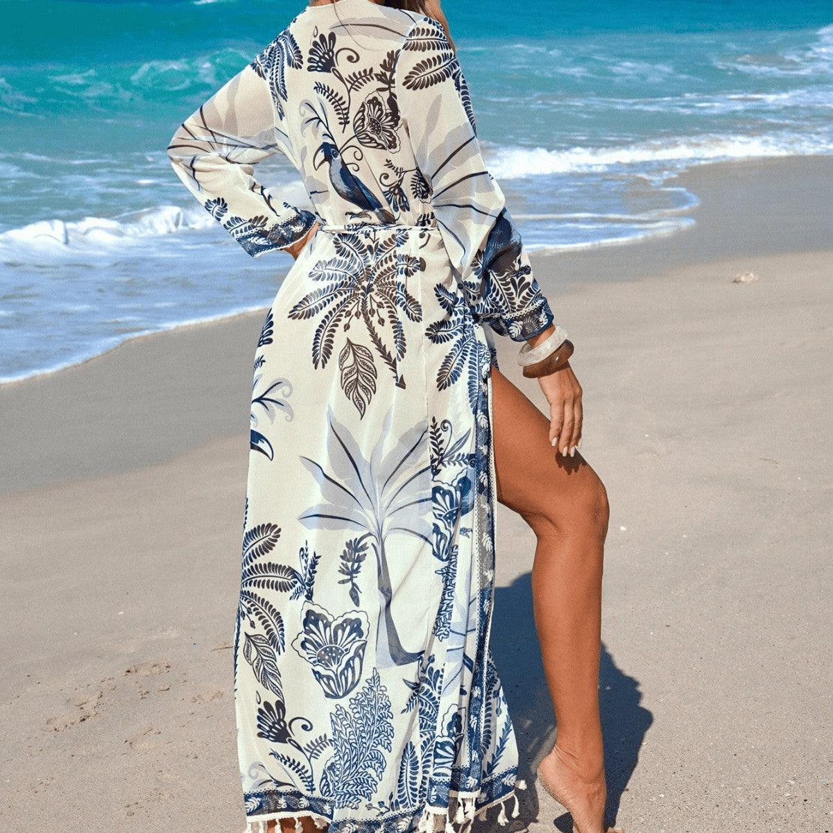 Cardigan Bikini Cover-up Femmes Vêtements de dessus pour maillots de bain