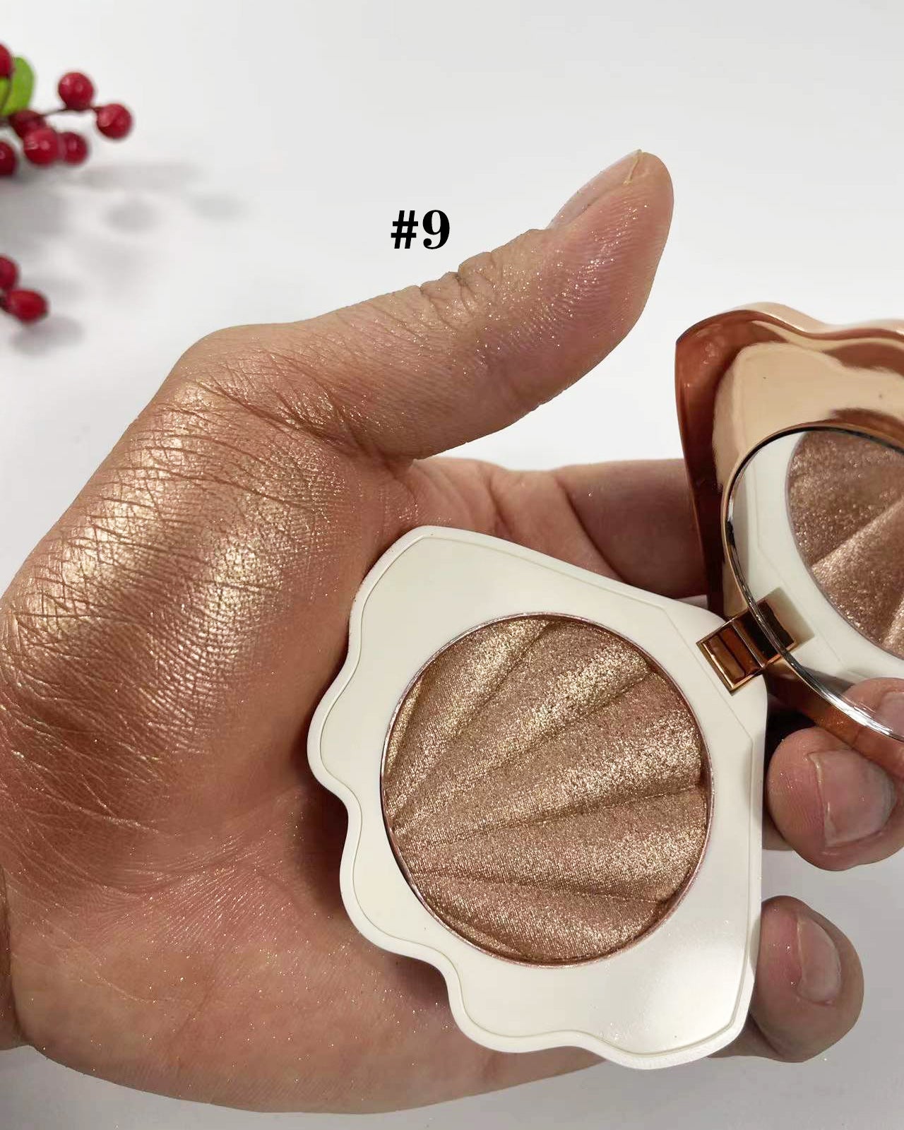 En forme de coquille Monochrome Highlight et Contour Palette