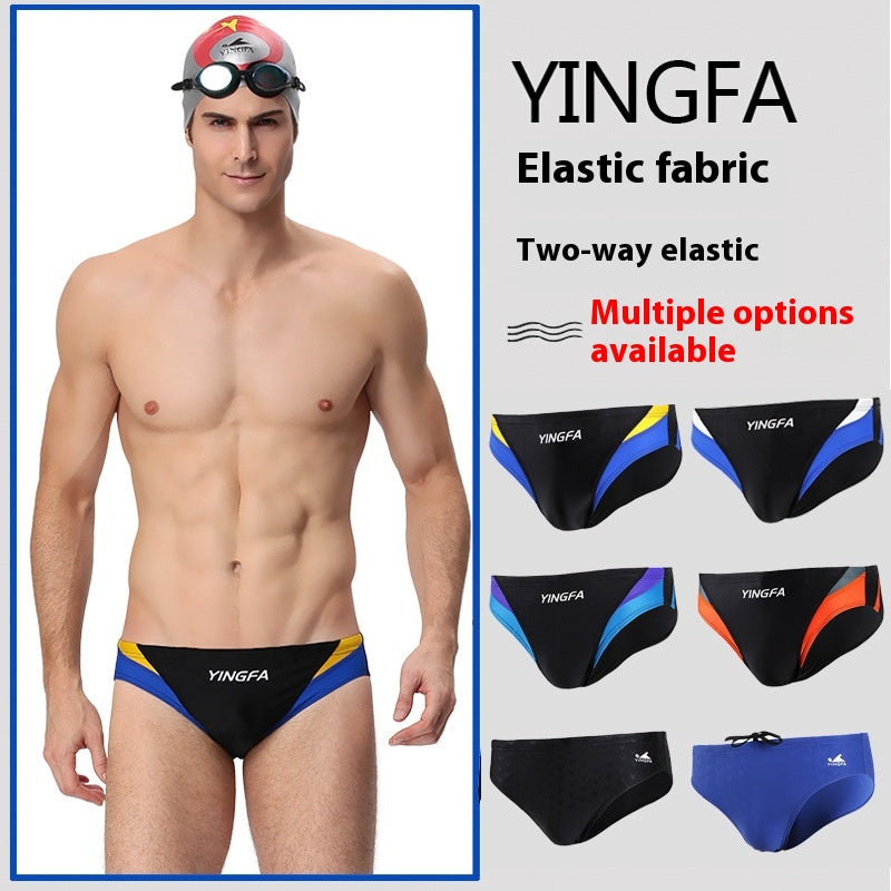 Yingfa Baignade Trunks Enfants Entraînement Enfants Adolescents Mémoires de concours Profess
