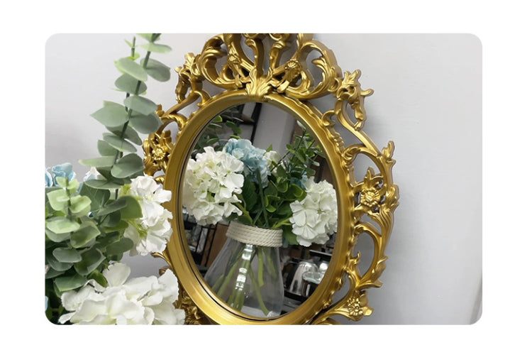 Miroir rétro décoration ovale classique