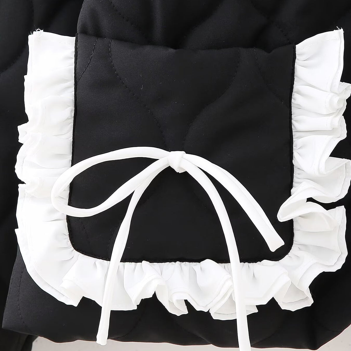 Veste en coton pour femmes avec poches Bow-tie