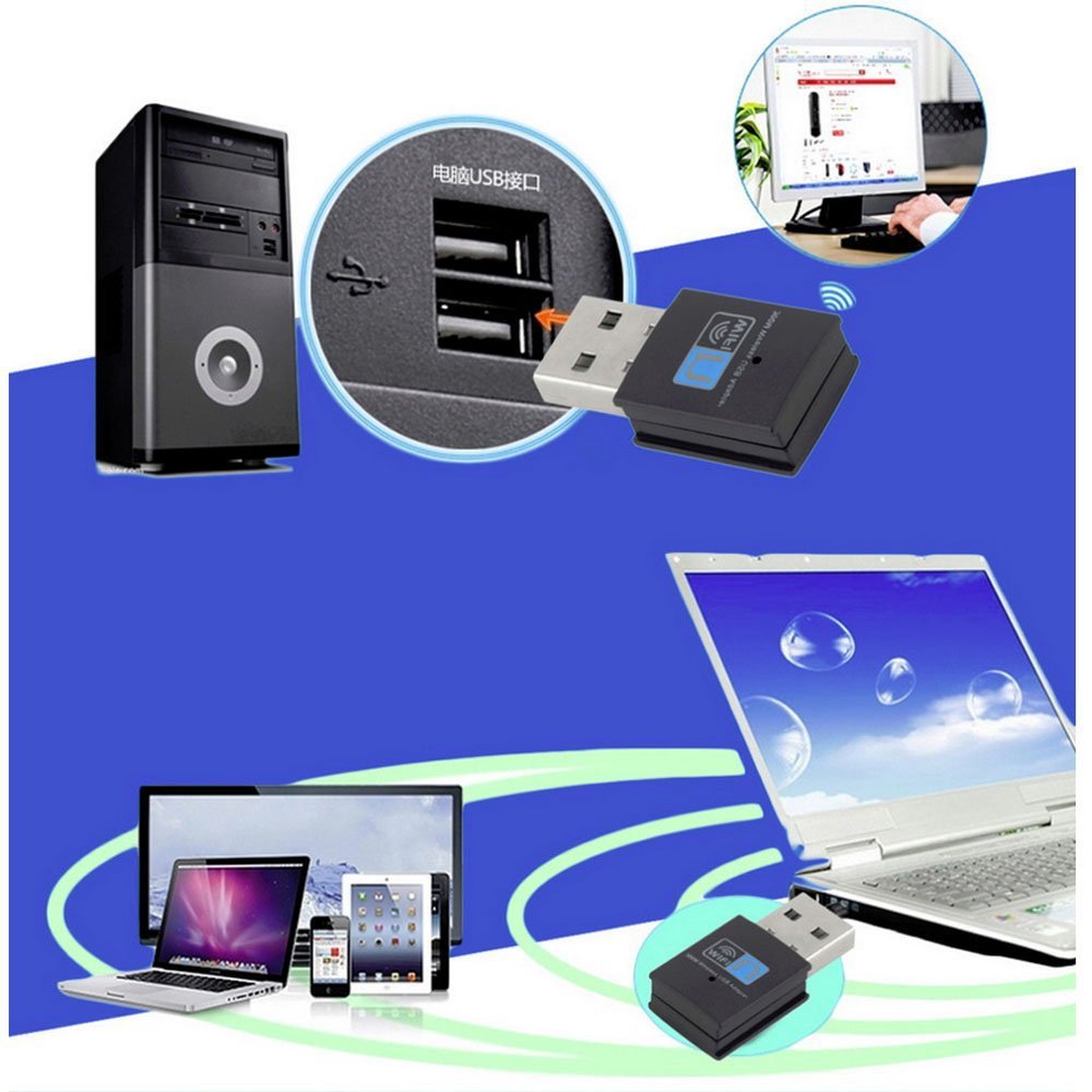 WIFI sans fil récepteur mini carte sans fil