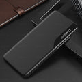 Demi-fenêtre Holster Coque de téléphone portable Affichage latéral Couverture de dormance