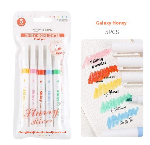Super blanc éblouissant tête fine séchage rapide stylo de peinture étanche