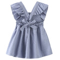 Robe de plage pour filles Baby Cotton Et Lin