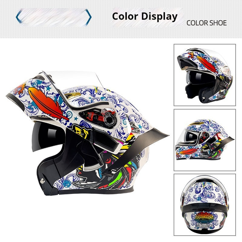 Personnalisé Big Tail Knight Sécurité Quatre saisons Casque universel