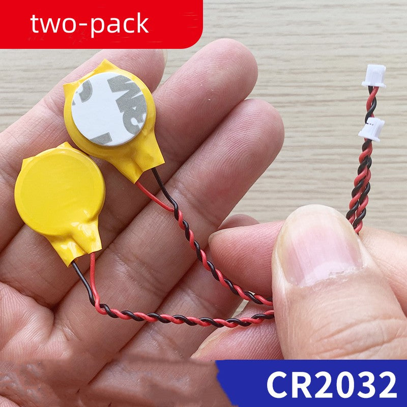 CR2032 Carnet de bureau carte mère batterie 3V bouton COM