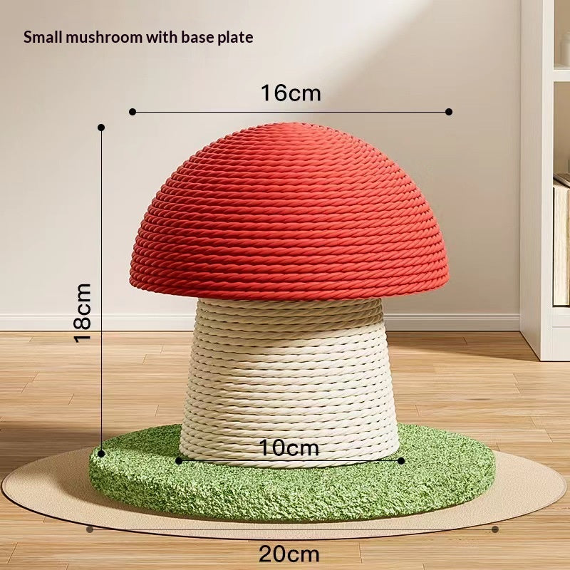 Jouet de chat de chat de champignons rouges