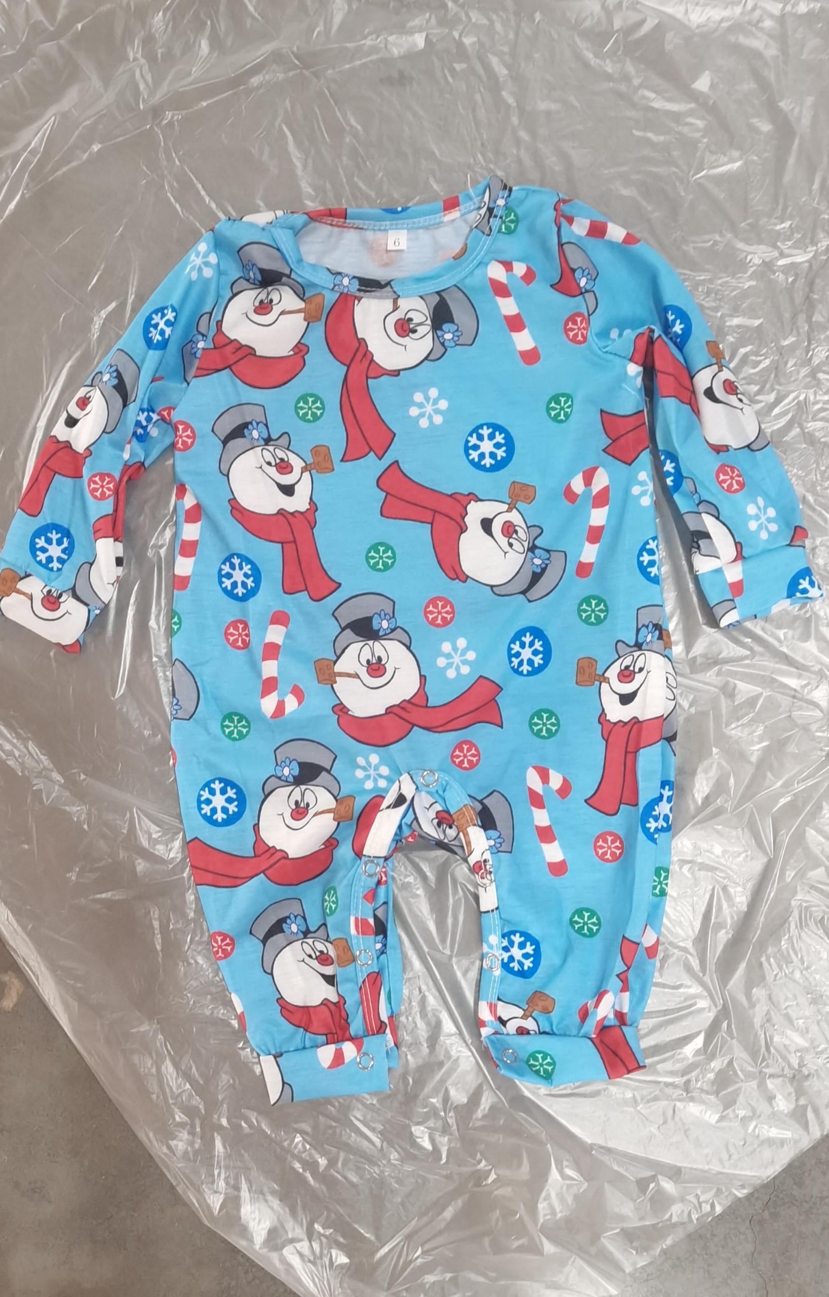 Pyjama à manches longues imprimé de Noël