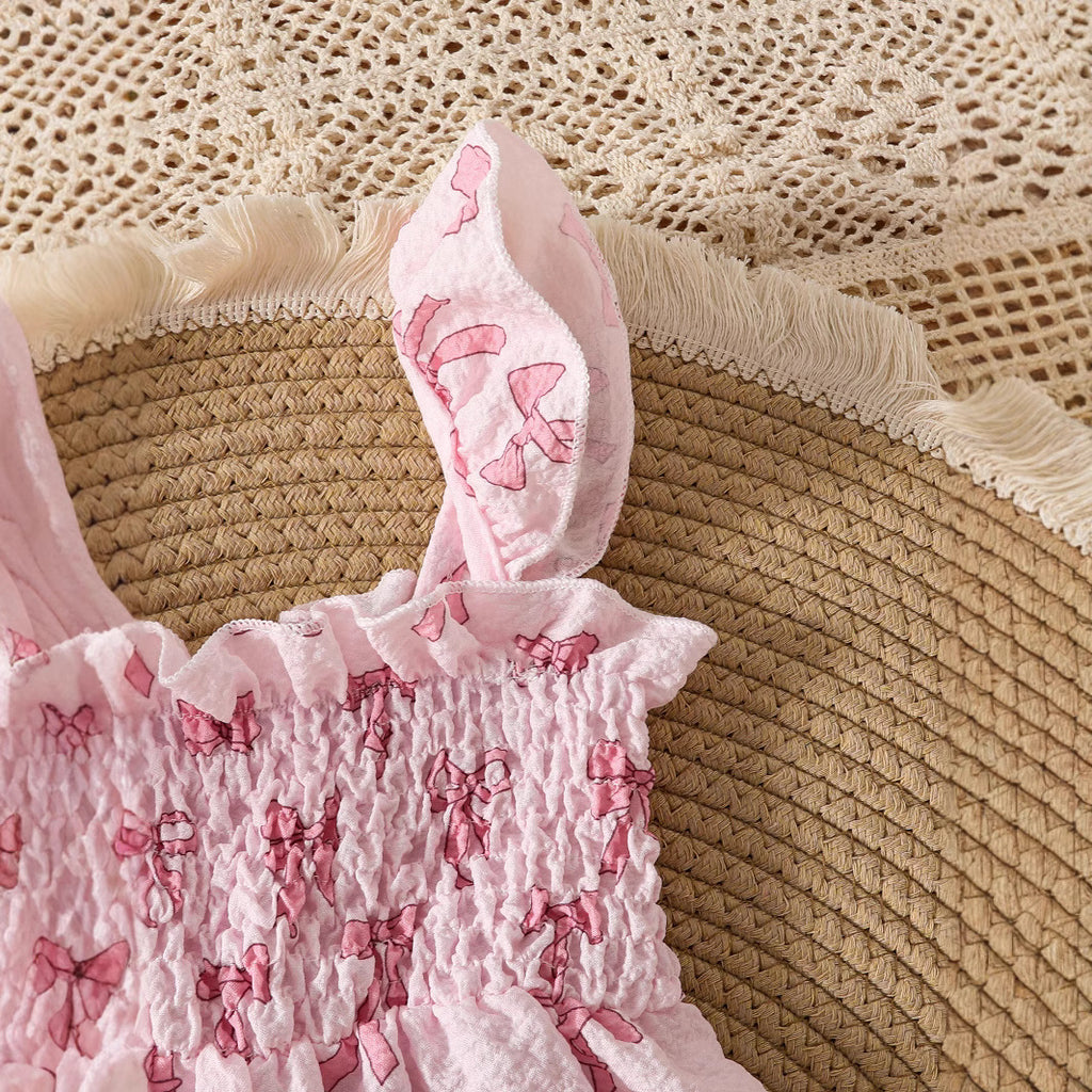 Combinaison avec Bow Detail sur les jambes et le dos