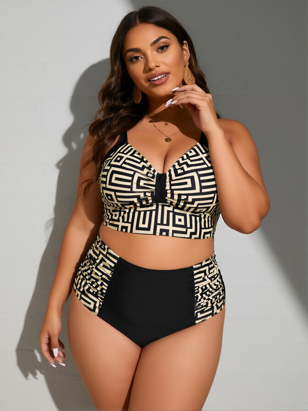 Ensemble de maillots de bain occasionnels 2 pièces pour femme M178