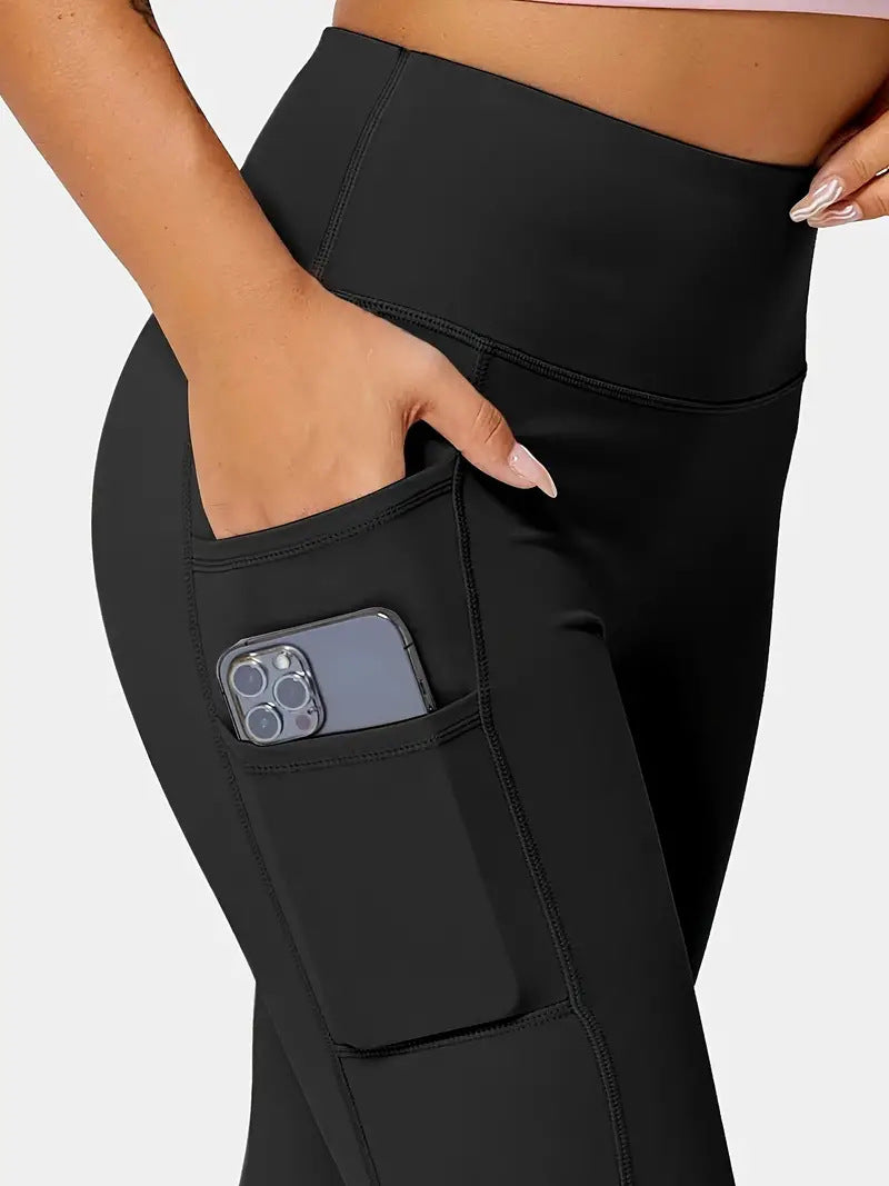 Pantalon de yoga de poche double-sid Amazon Aliexpress Sports européens et américains à haute portée
