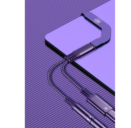 Flexible flat charging cable with angled connector for tablets