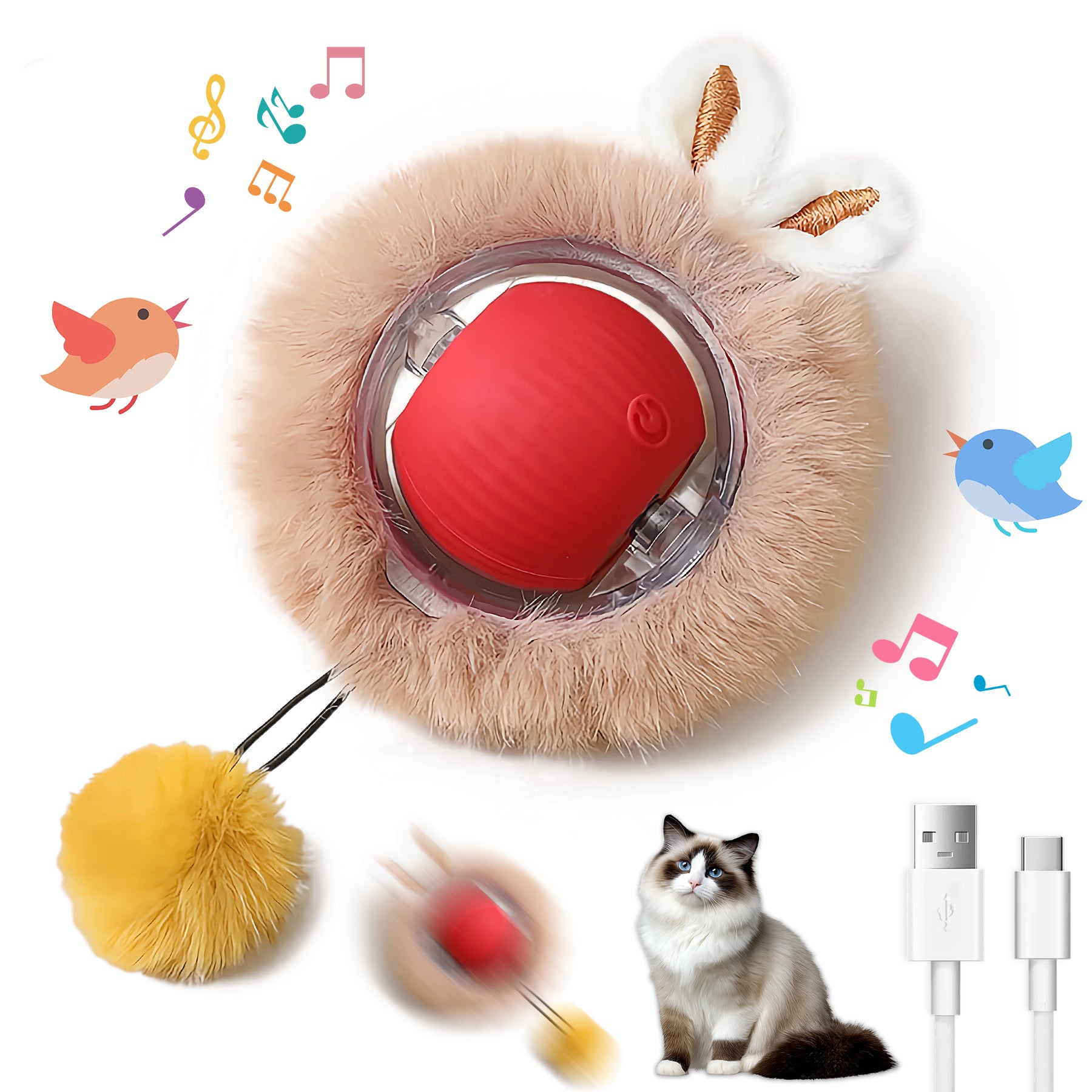 Jouets interactifs Balle pour chats