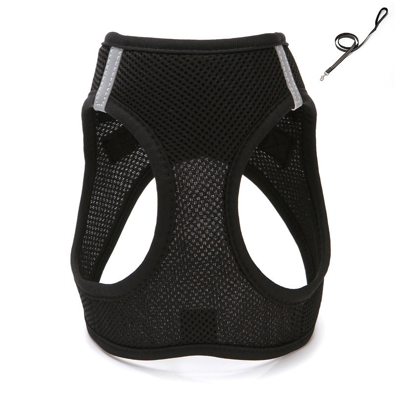 Pull de chat Rope Vest-style Slip chiens et chats Rope Pet sortie Mesh Cat laisse