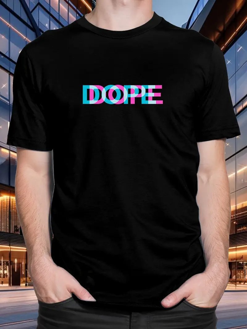T-shirt de l'exercise Casual pour hommes Anime cartoon T-shirt rond Col