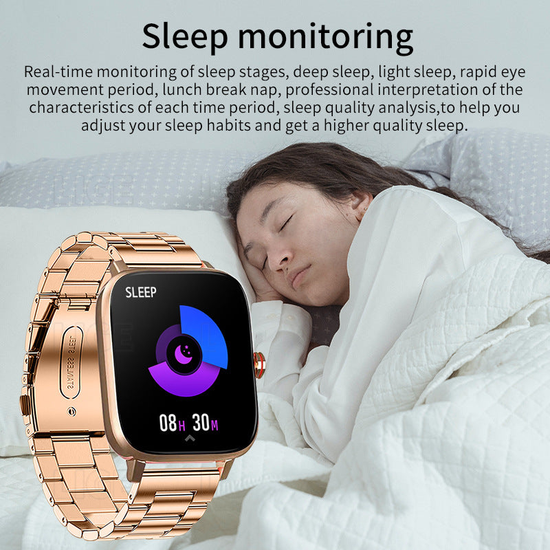 Smart Sports Watch Sleep Health Monitoring Running Waterproof Bracelet léger
