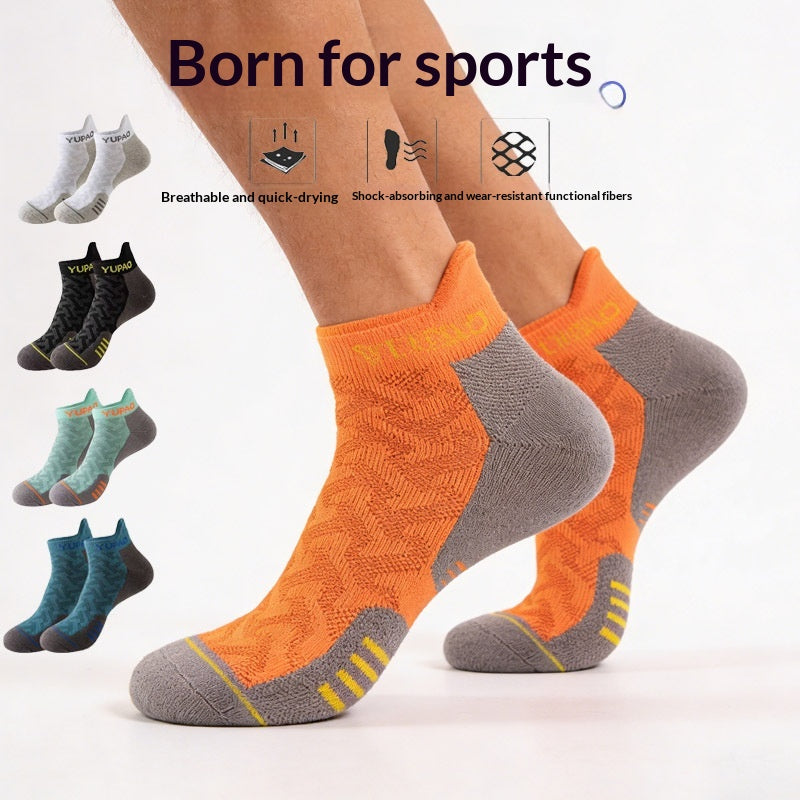 Chaussettes athlétiques soutenues Terry épaissies respirant et non glissant