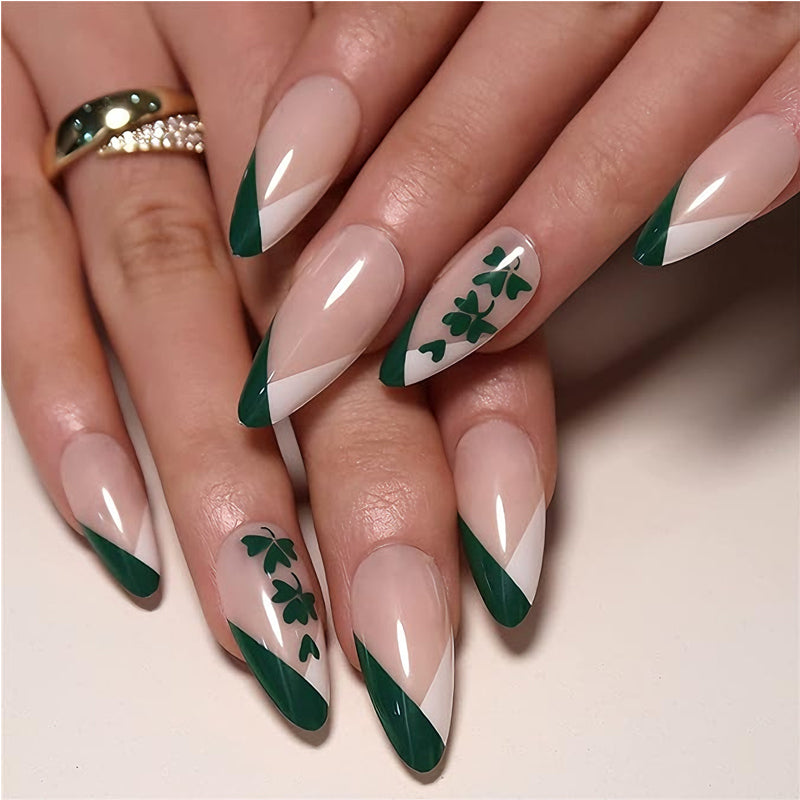 24 PCS Clover Nail Art