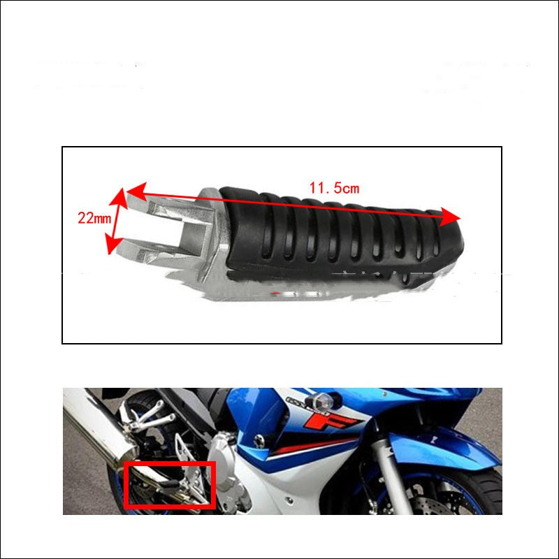 Modification des pédales de moto en alliage d'aluminium