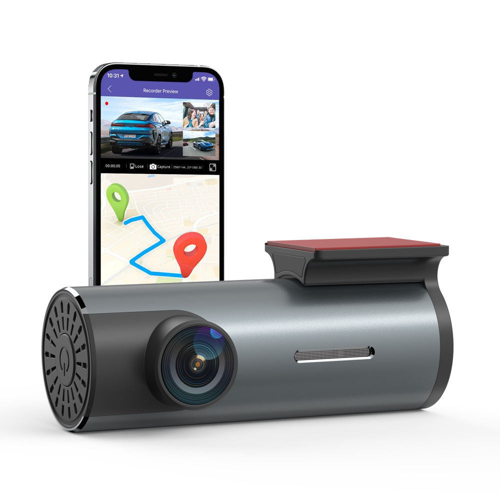 WiFi GPS Optionnel sans écran Dash Cam avec boîtier en métal