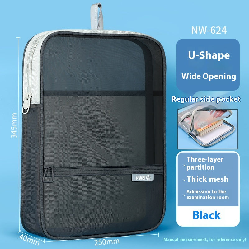 Type L Sujet Sujet Classification Dossier Sac d'entreposage transparent en papier d'essai
