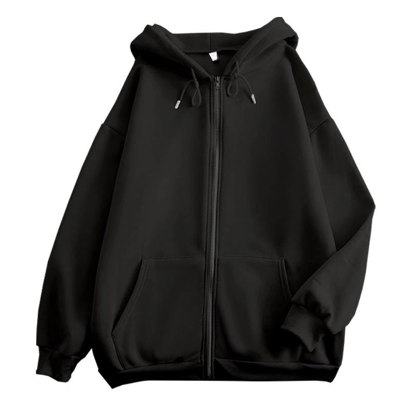 Veste à manches longues polyvalente à capuche zippée