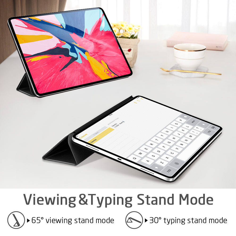 Boîtier magnétique intelligent pour IPad Pro 11 Couverture Trifold Stand Magnet Case Magnetic Attachment Ru