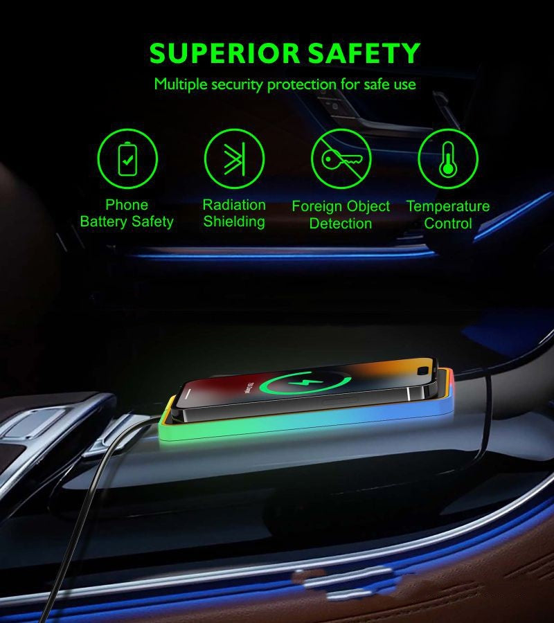 Carte de recharge sans fil de mise à niveau non destructive de voiture