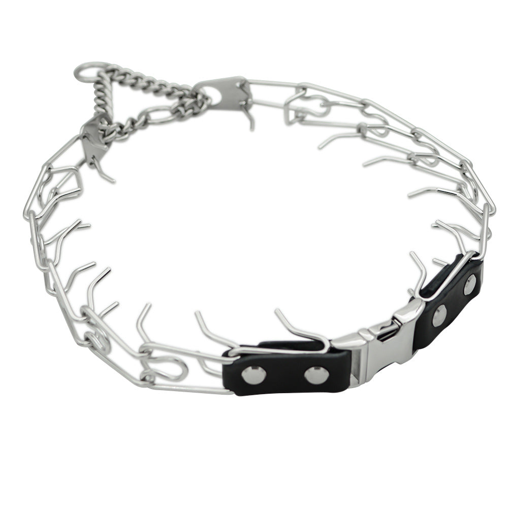 Collier de choc d'entraînement amovible en acier inoxydable