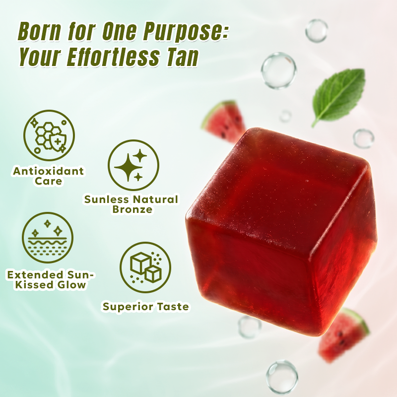 Gummies quotidiennes de bronzage-Flaveur de pastèque