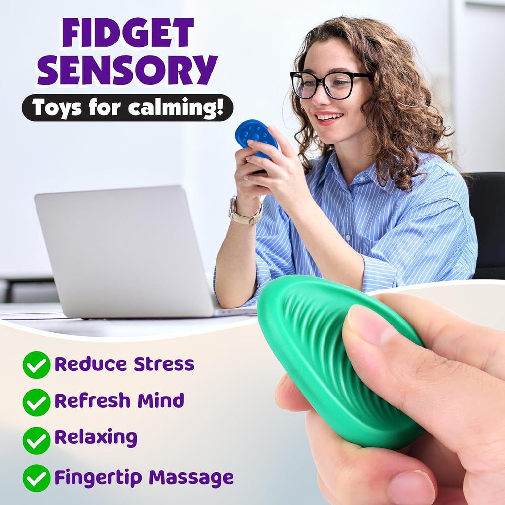 Enfants Pierres sensorielles Stress-relief Jouets en silicone