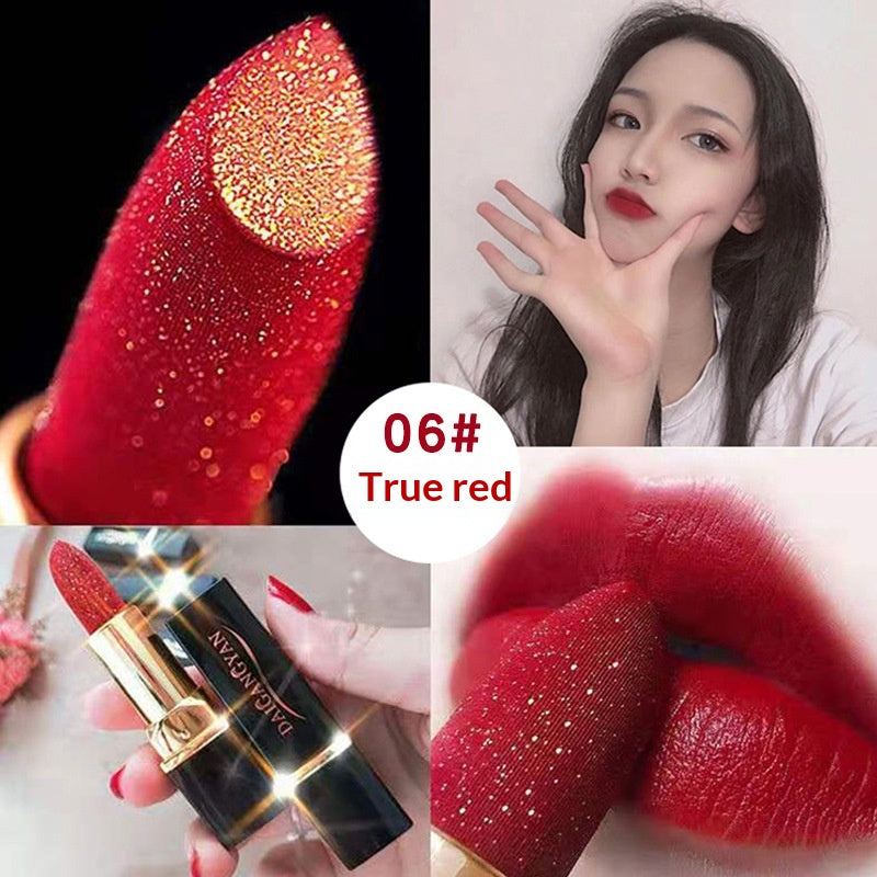 Petit Golden Diamond Shimmer Rouge à lèvres Velvet Matte Opacité