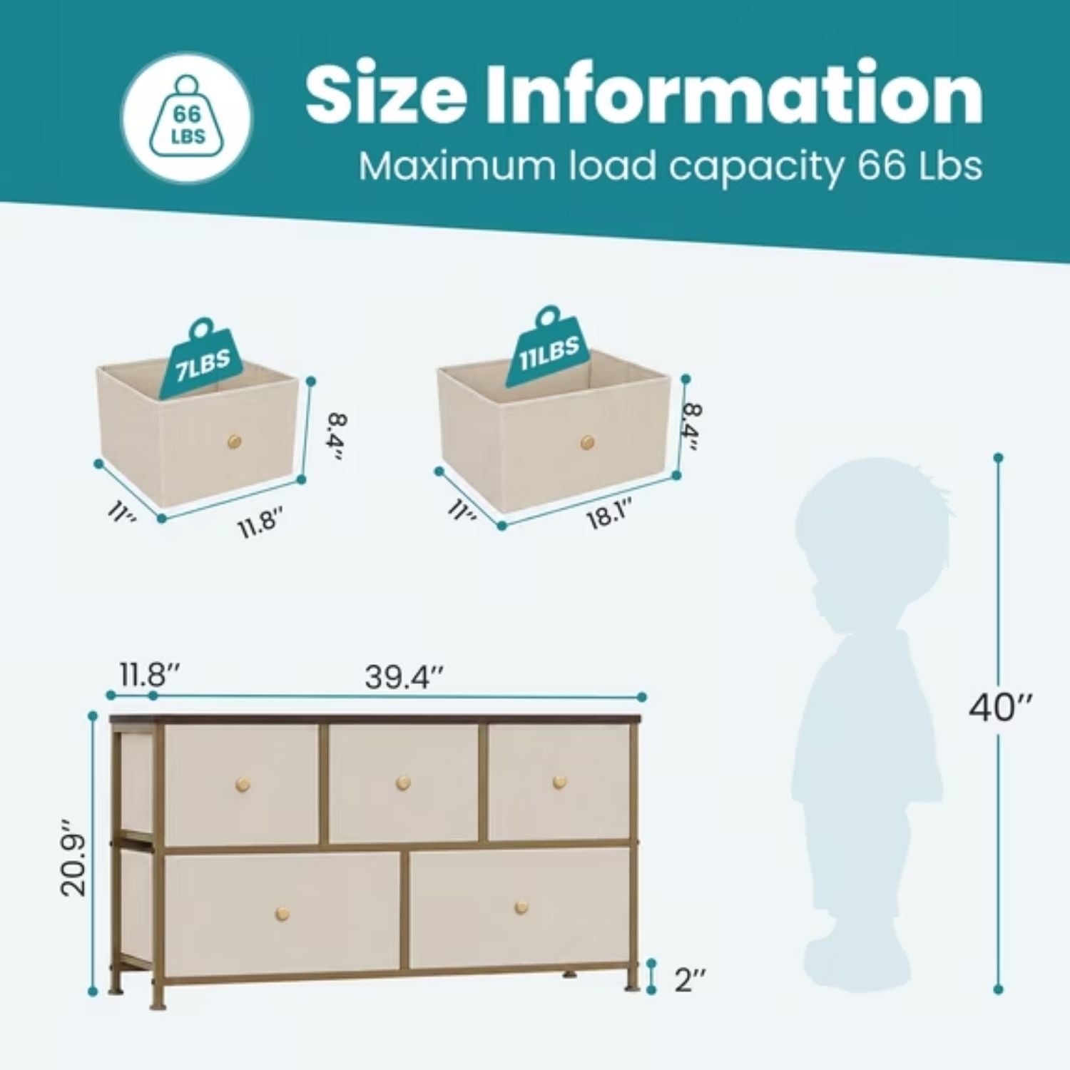 Dressing en tissu pour chambre