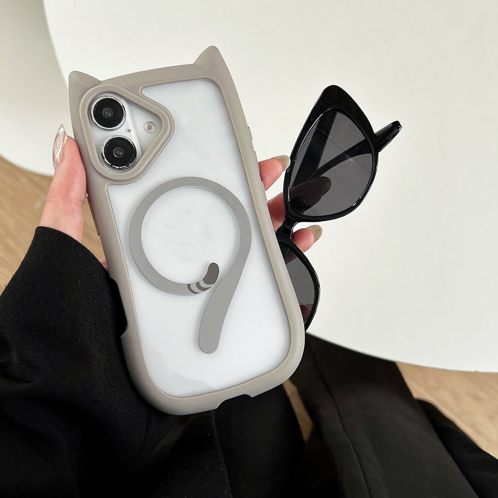 Cas de téléphone acrylique transparent Tpu