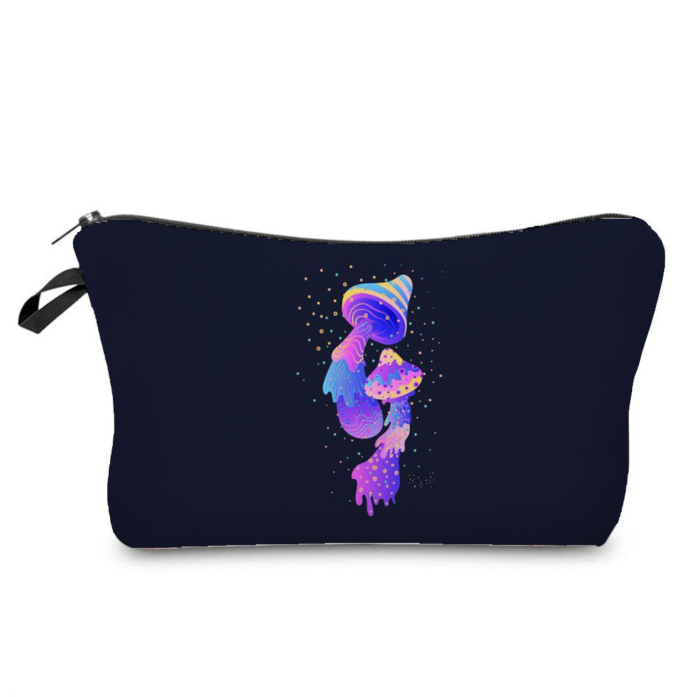 Fantasy Mushroom Pattern Mushroom Printing Sac cosmétique
