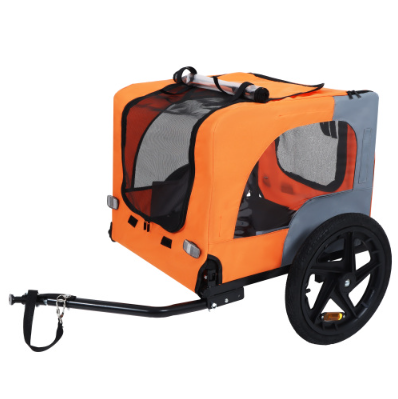 Remorque de vélo pour animaux de compagnie robuste Utdoor avec tout terrain de 16 pouces Roues & universelles
